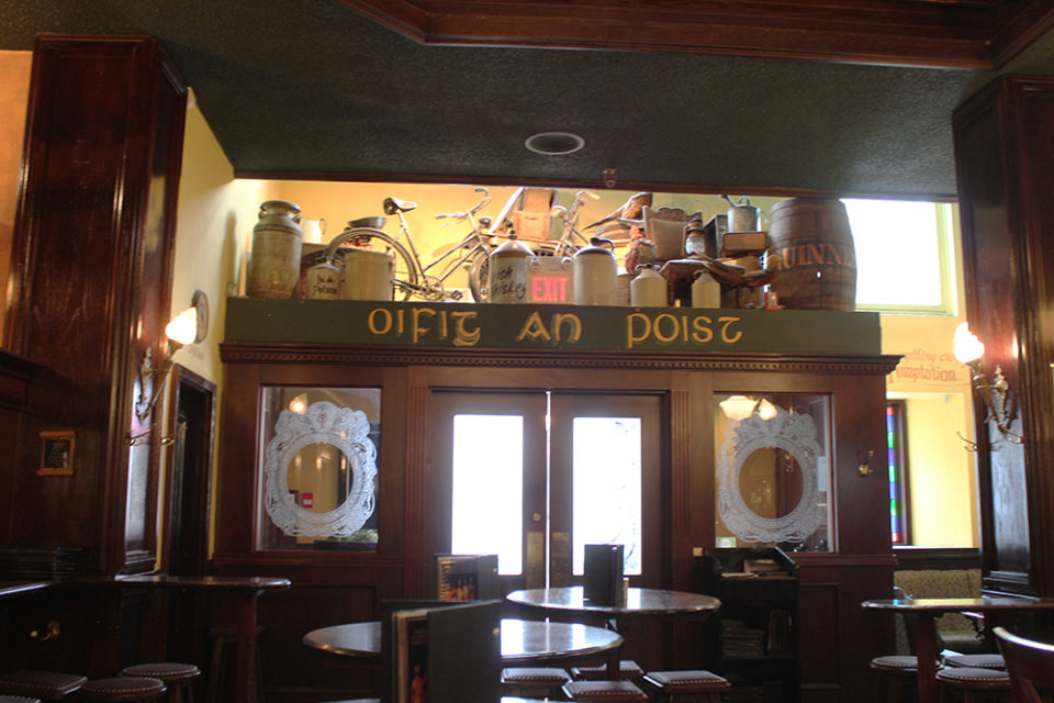 The Collected Artifacts of the James Joyce Pub Avenue Calgary