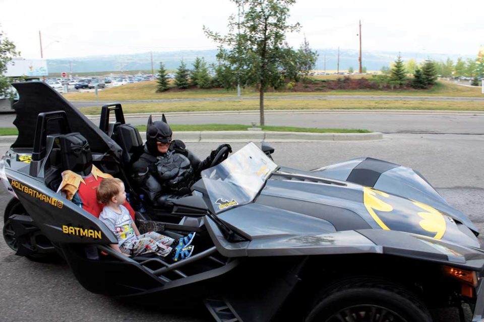 Calgary's HolyBatman Patrols the Streets in a Batman Costume and
