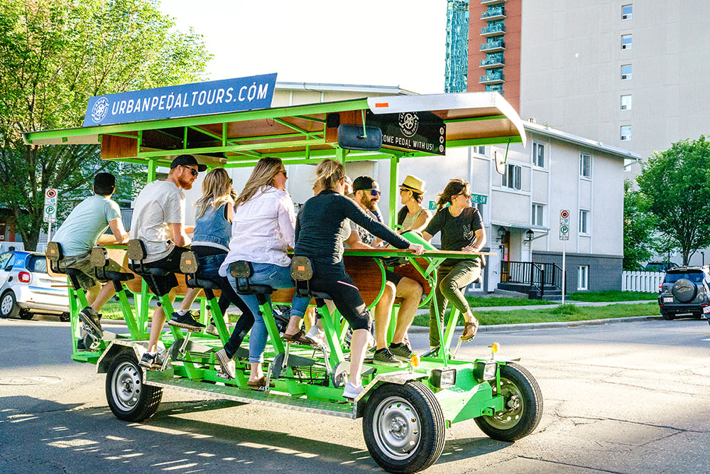 urban pedal tours calgary reviews