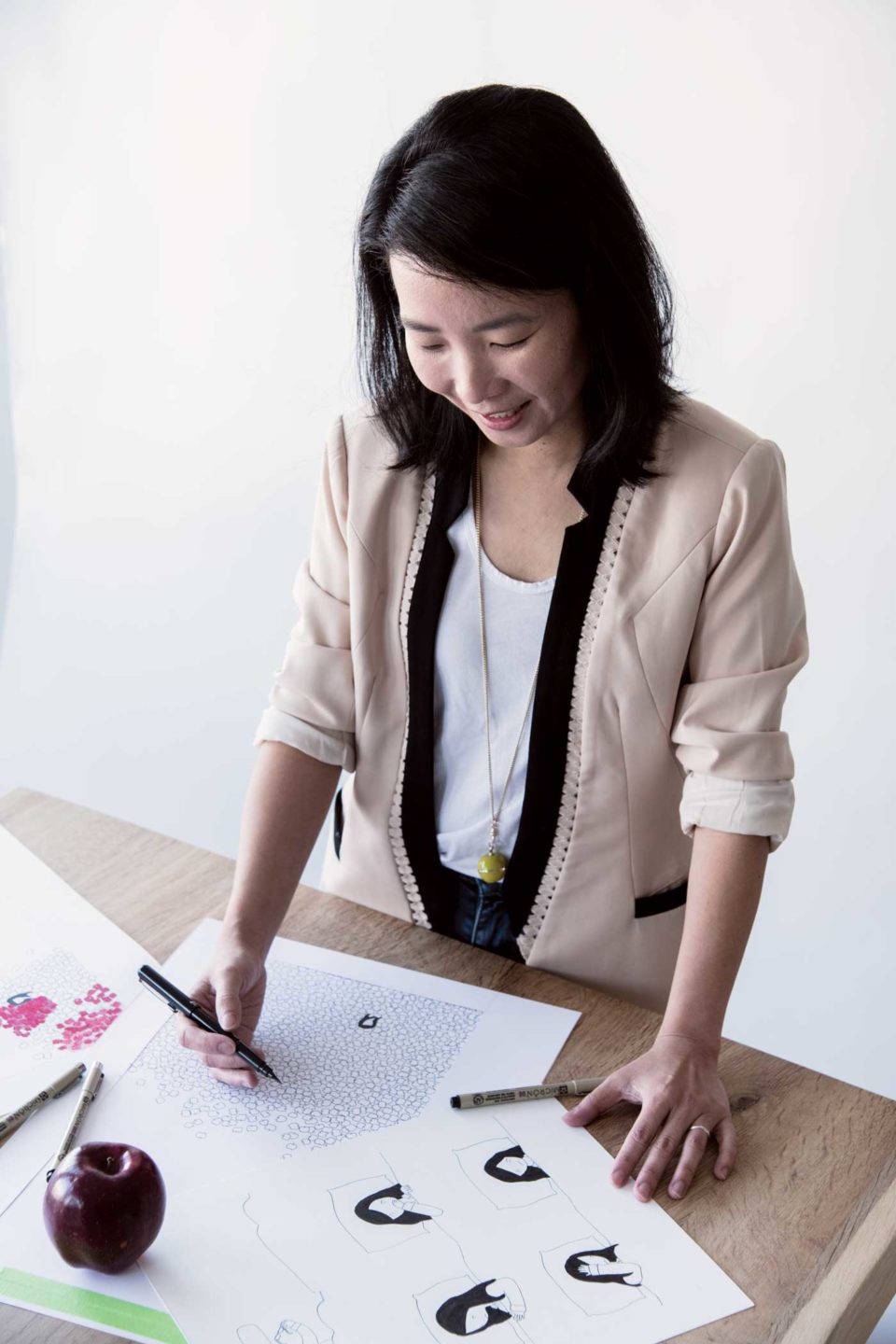 Teresa Wong Illustrating Motherhood Avenue Calgary