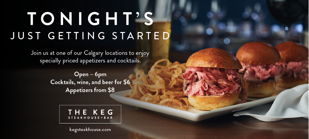 The keg happy deals hour