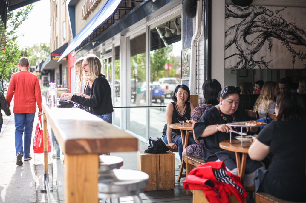 All the Patios on 17th Avenue S.W. Avenue Calgary