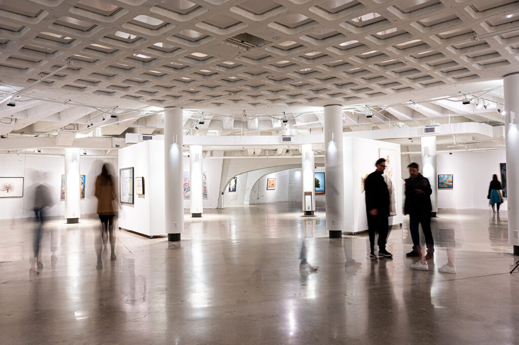 Inside the LOOK2022 Art Exhibition at Contemporary Calgary Avenue Calgary