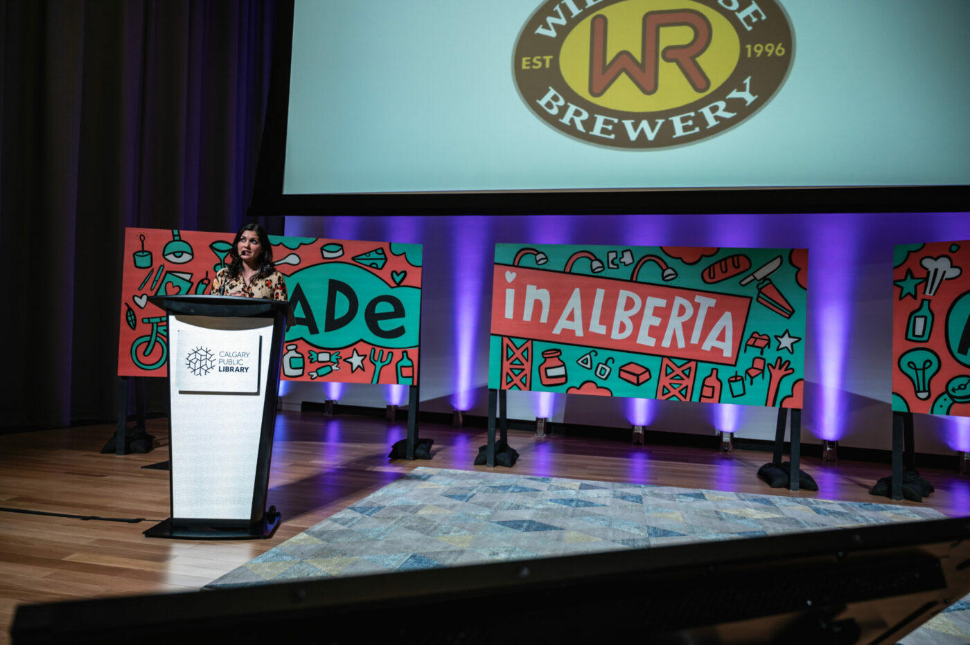 Emcee Bindu Suri of Global News. Photo by Chris Landry.