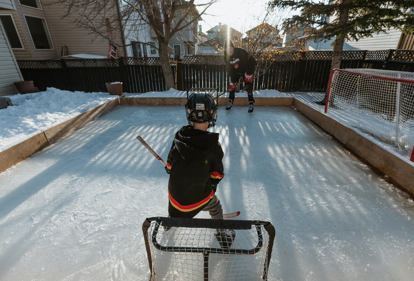 Inside 5 Awesome Backyard Hockey Rinks in Calgary Avenue Calgary