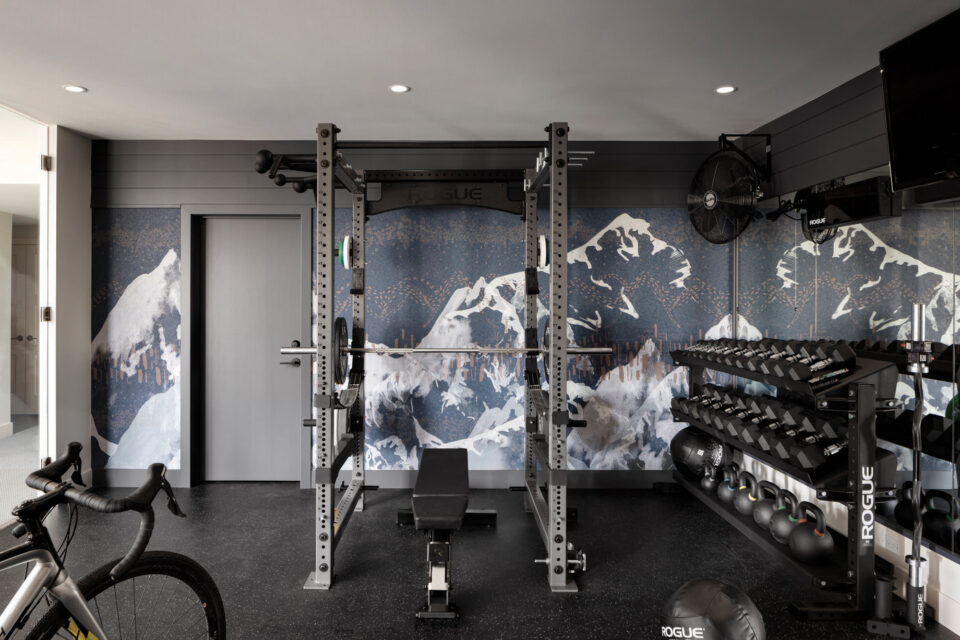 This Calgary Basement Home Gym Balances Style and Function Avenue Calgary