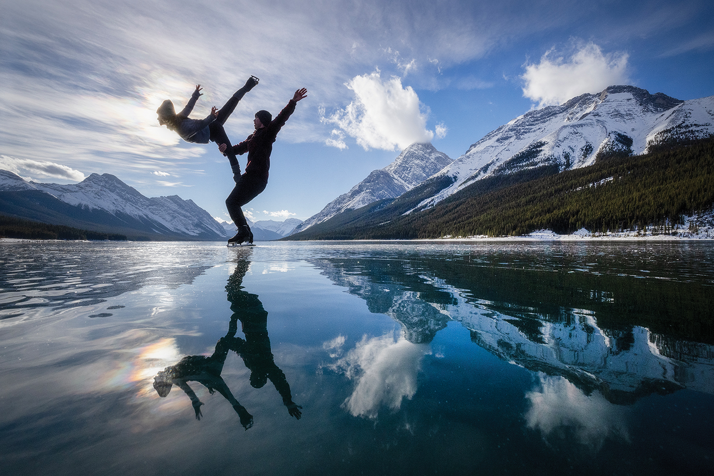 Where to Go WildIce Skating in the Rocky Mountains Avenue Calgary