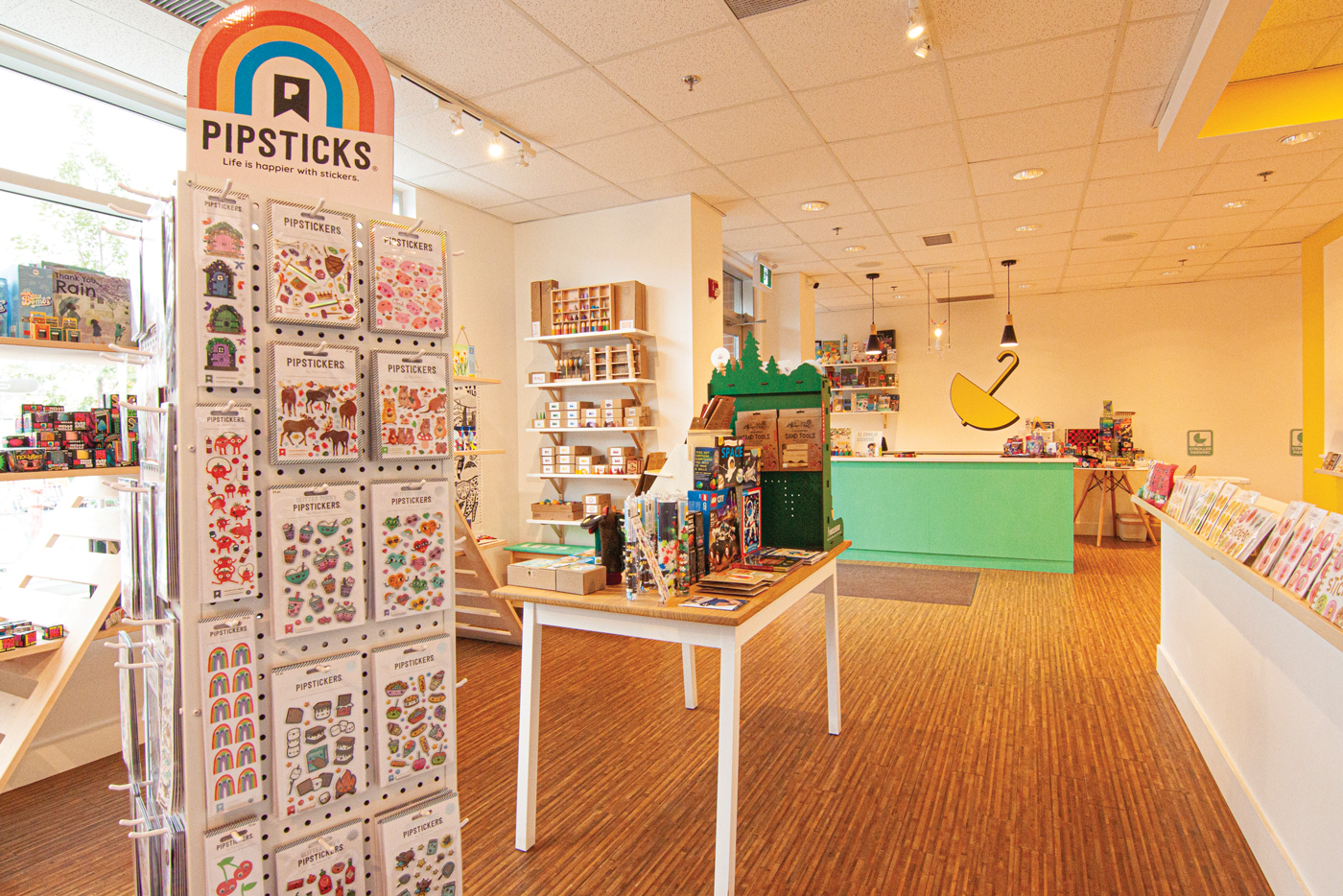 The interior of a toy shop