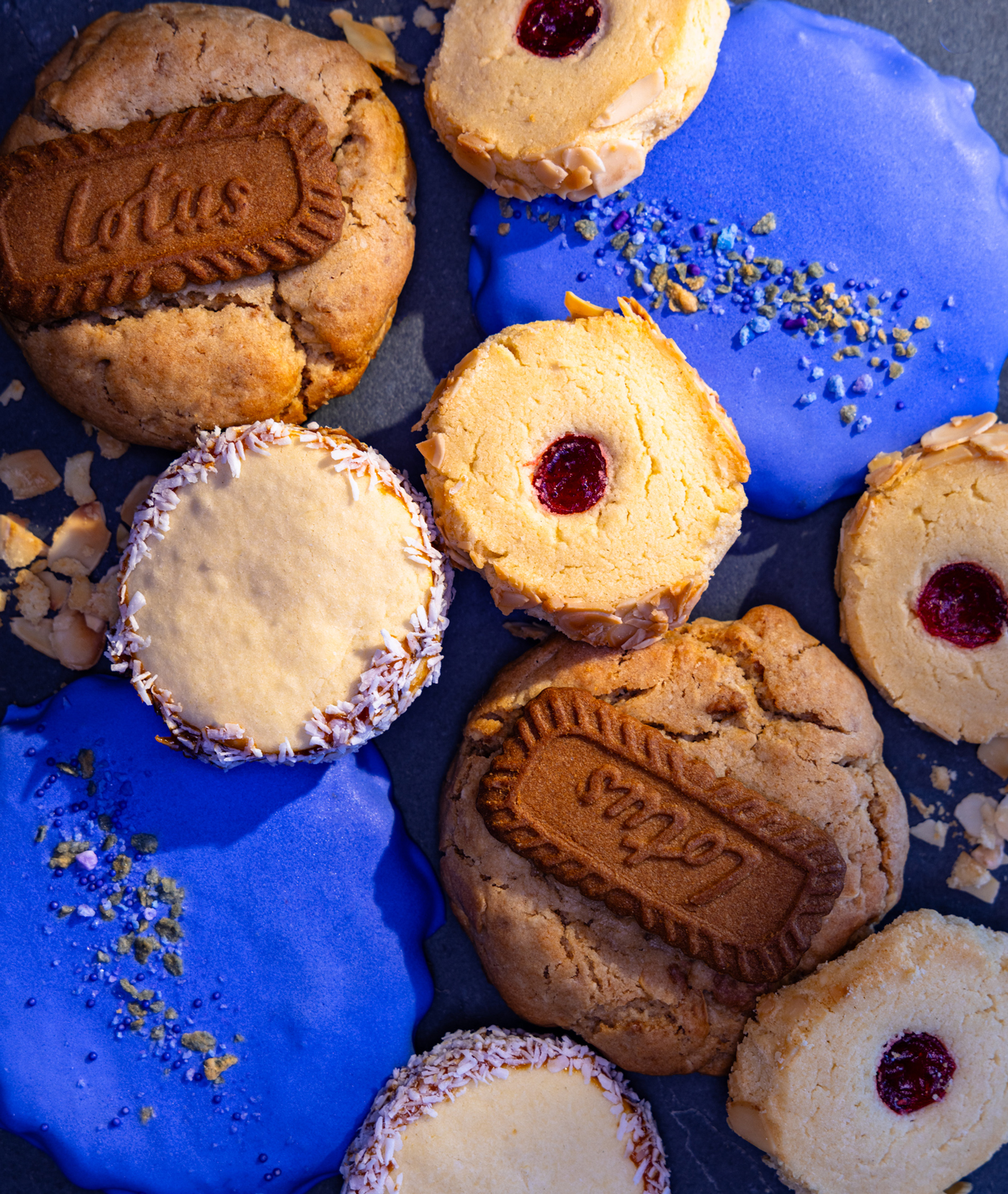 An assortment of cookies