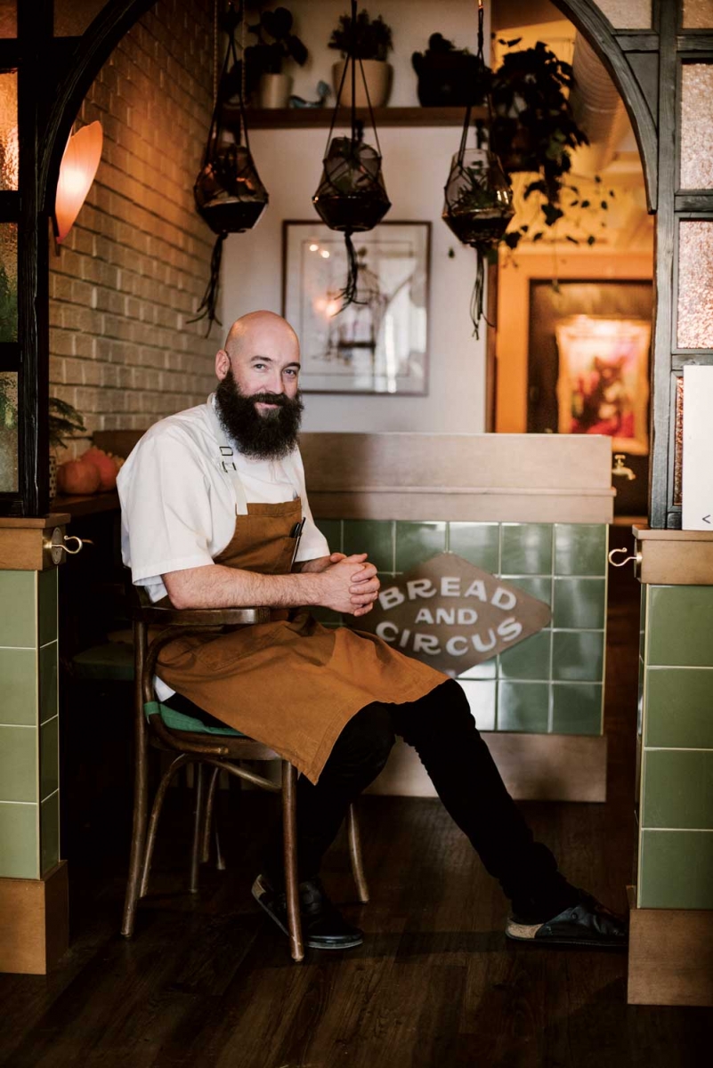 Bread and Circus chef Kayle Burns.