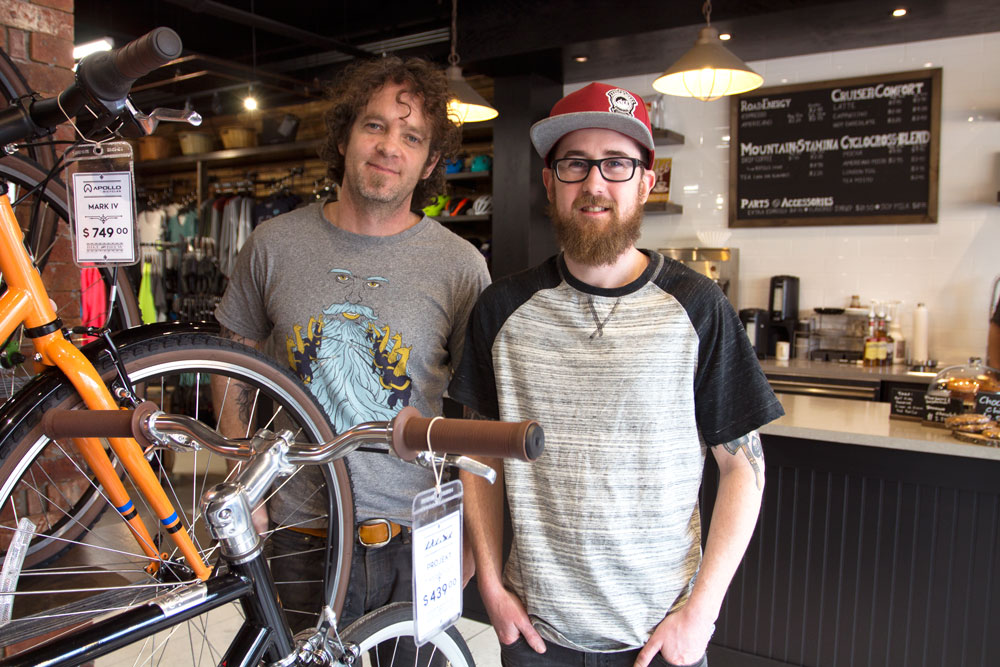 Inside Bike and Brew in Bridgeland - Avenue Calgary