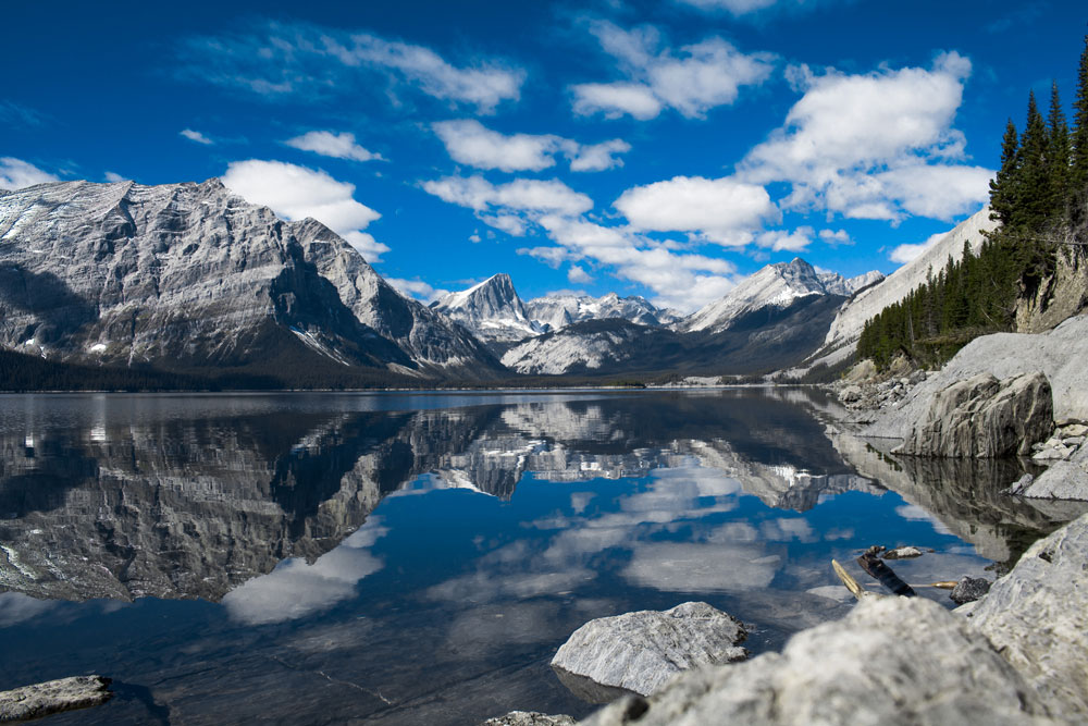 Upper Kananaskis Lake.