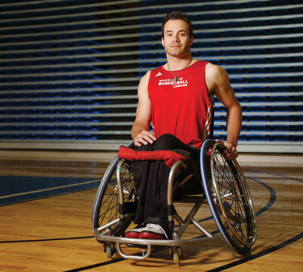 Calgarian Chad Jassman is on the men's wheelchair basketball team competing at the Parapan Am Games.