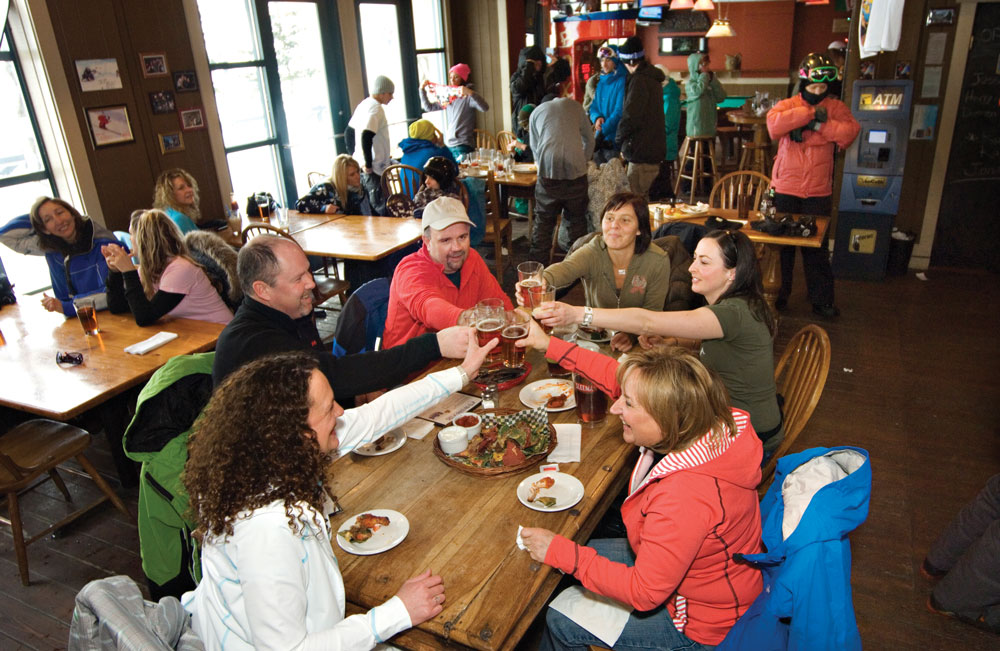 Sun Peaks Bottoms Bar and Grill in the Coast Sundance Lodge.