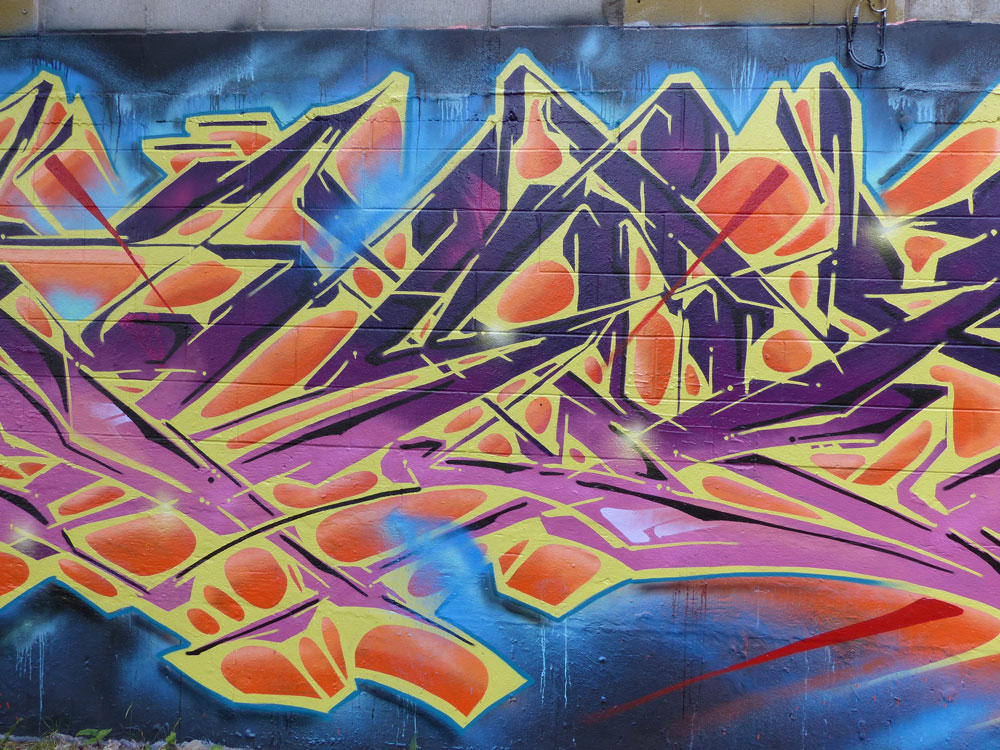 Graffiti art by the artist Afex.