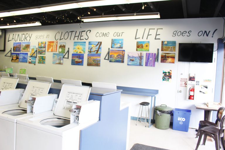 Art Meets Laundry In the Beltline's Lux Laundromat Avenue Calgary
