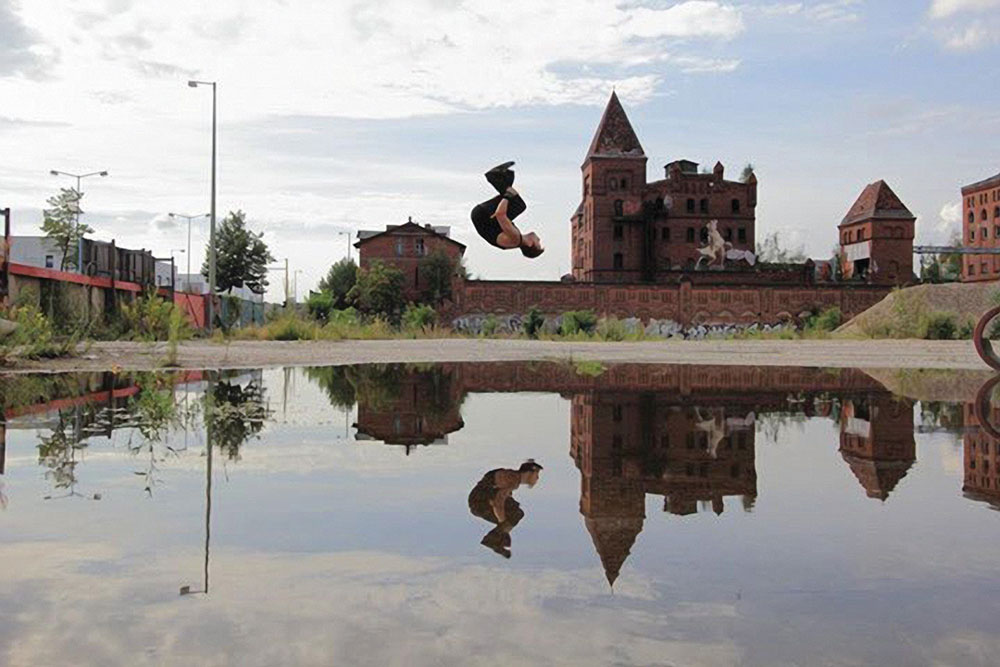 Backflipping in Berlin.