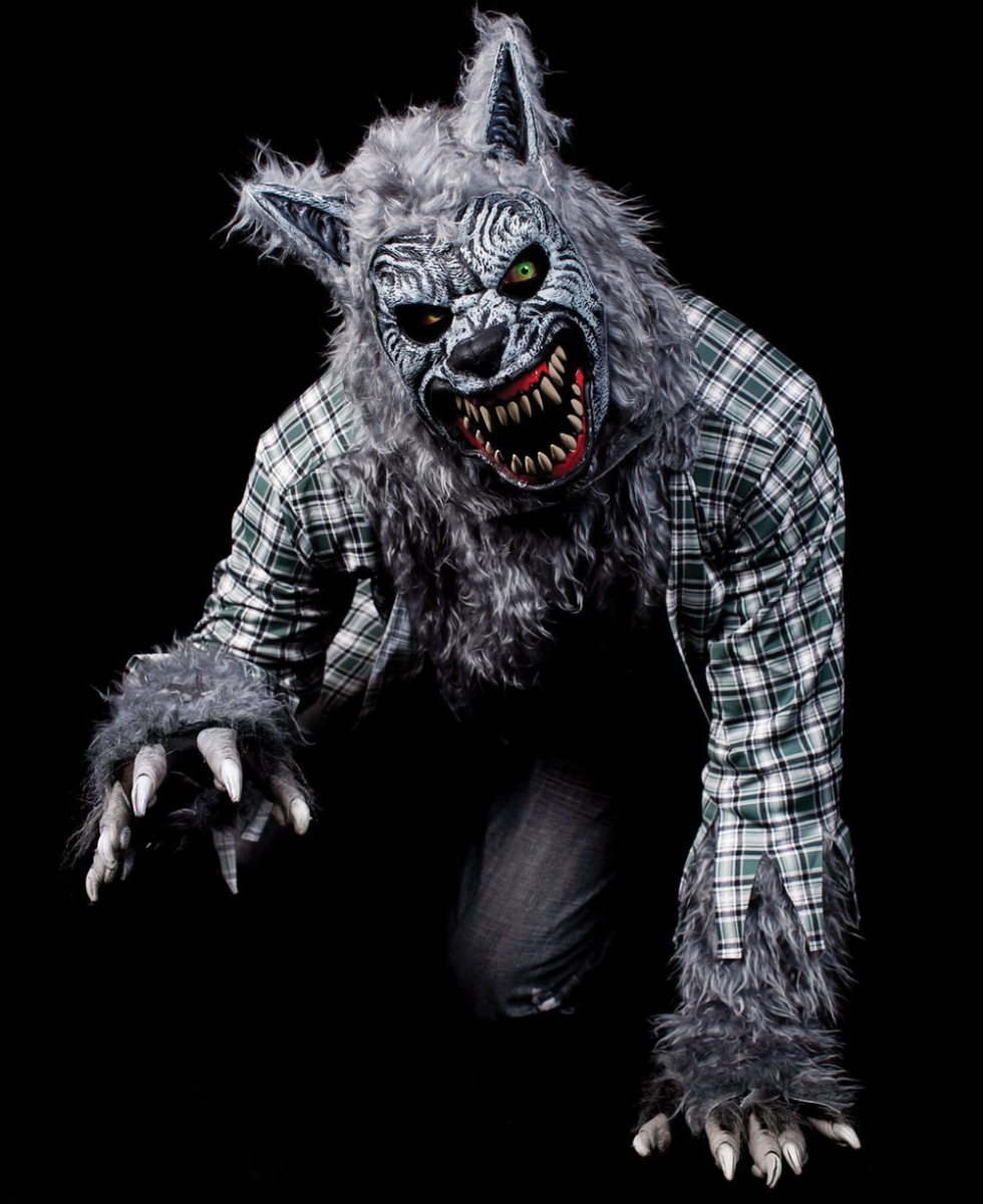 A werewolf from past years at the Rocky Ridge attraction.