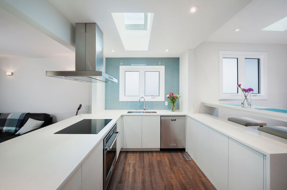 The clean lines of this kitchen renovation by Alloy Homes belie the planning that went into the update.