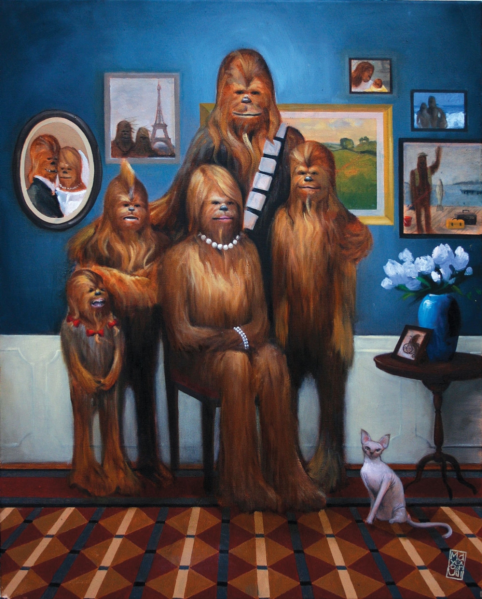 What inspired you to do the Wookiee Family Portrait? 