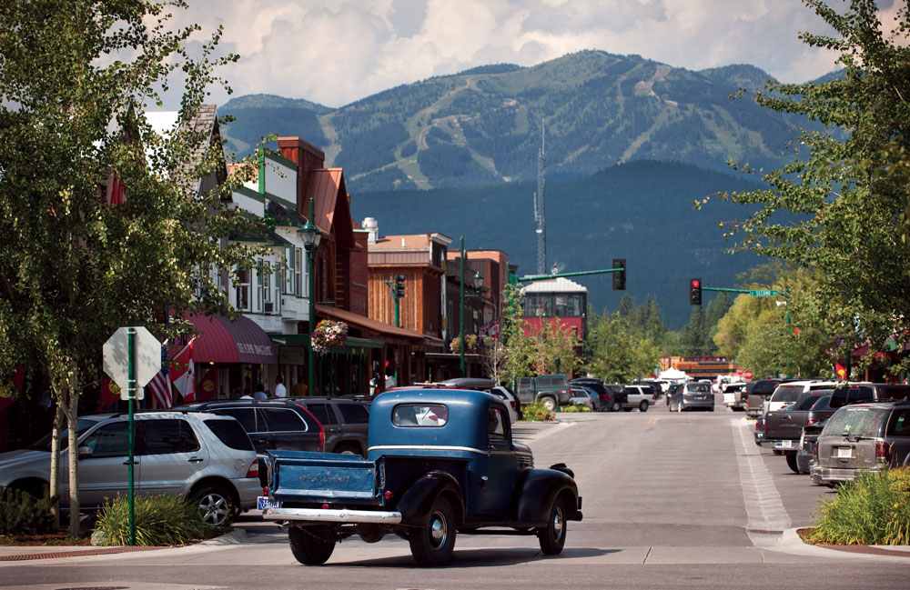 Central Avenue in Whitefish.