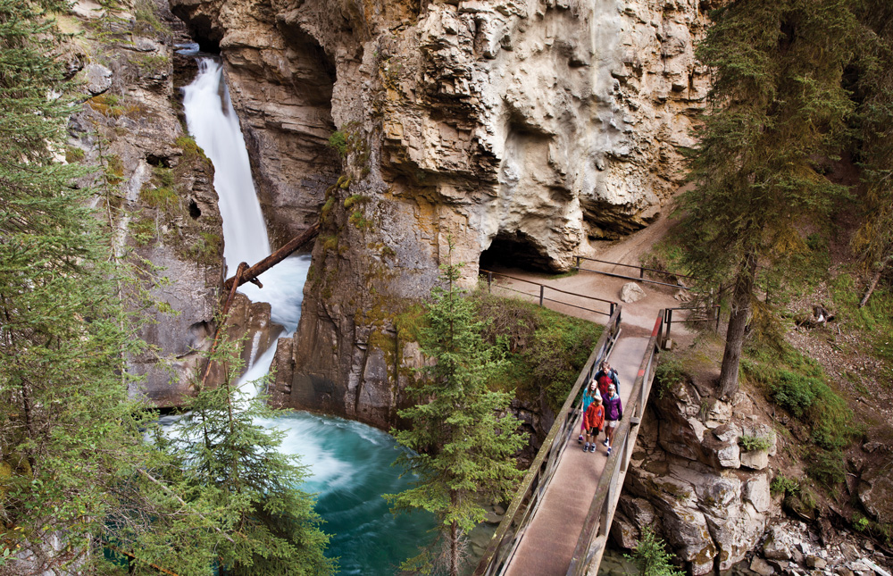 Johnston Canyon near Banff.