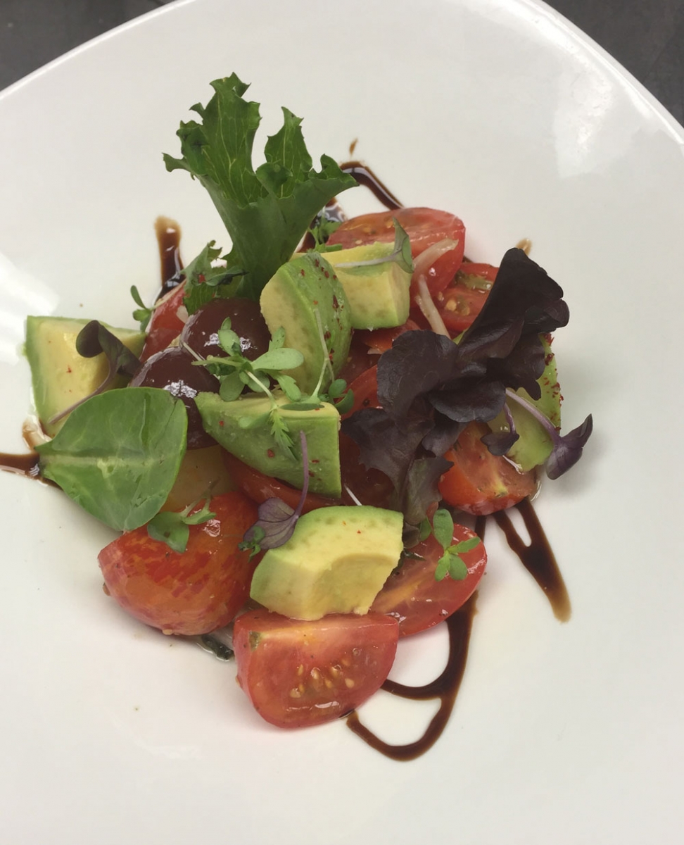 The tomato salad at Candela.