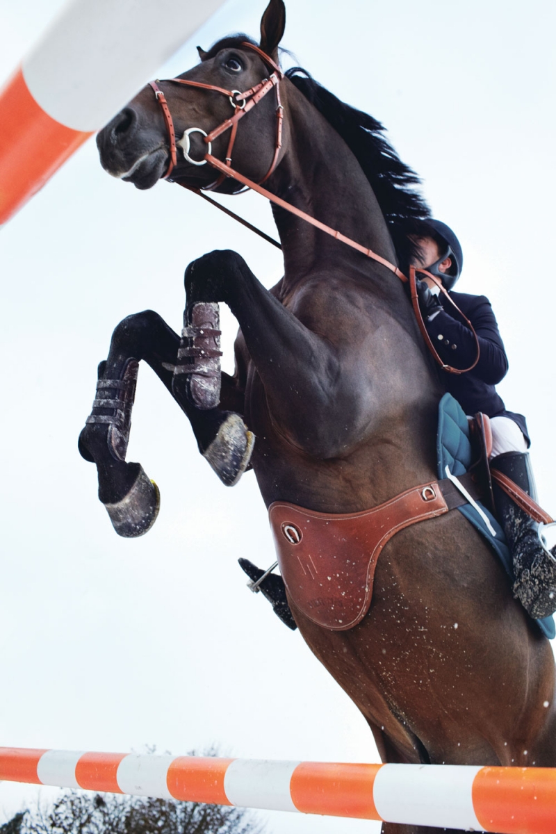 The Hermès Rider’s Warm-Up Ring will be outfitted with custom Hermès jumps.