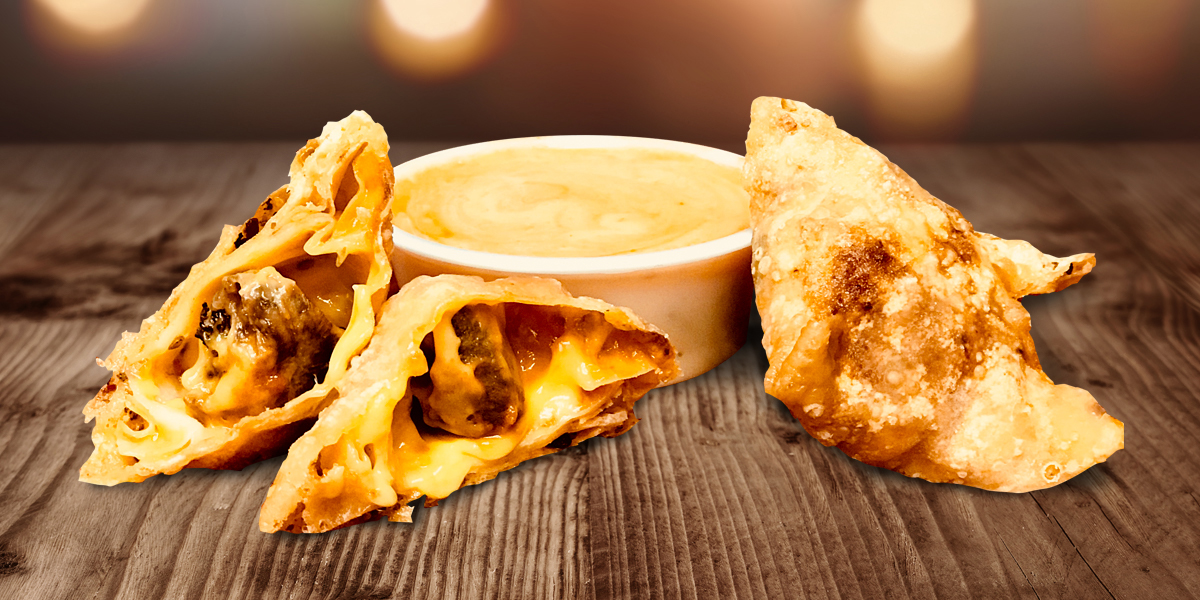 Chicken hearts inside a crispy, cheesy pocket actually sounds pretty tasty.