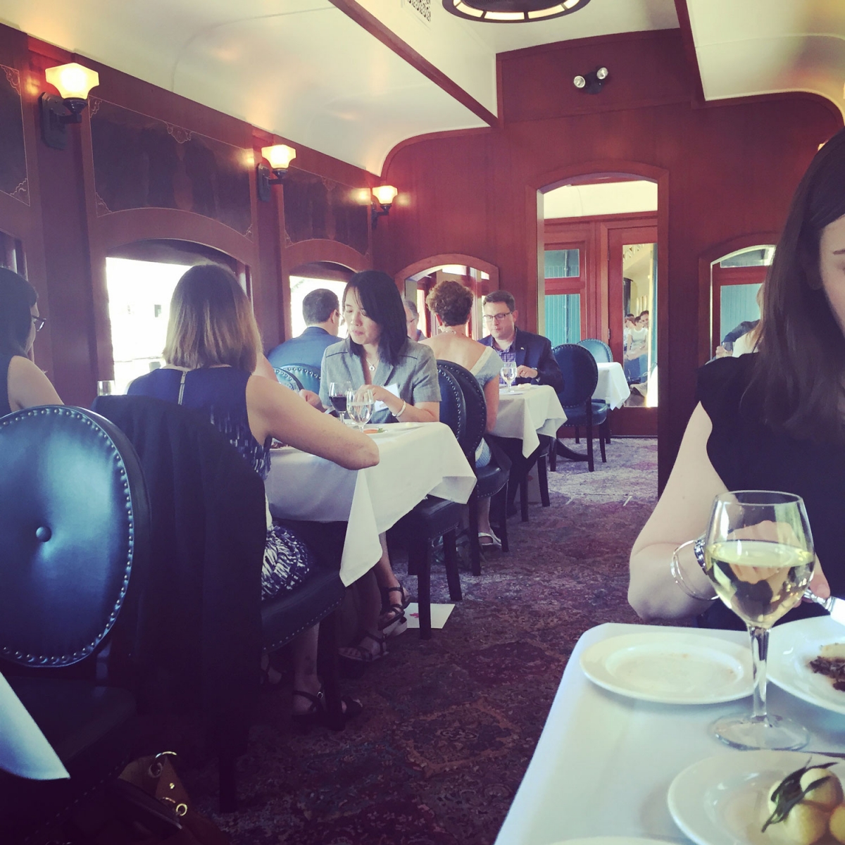 Lunch service on the River Forth.