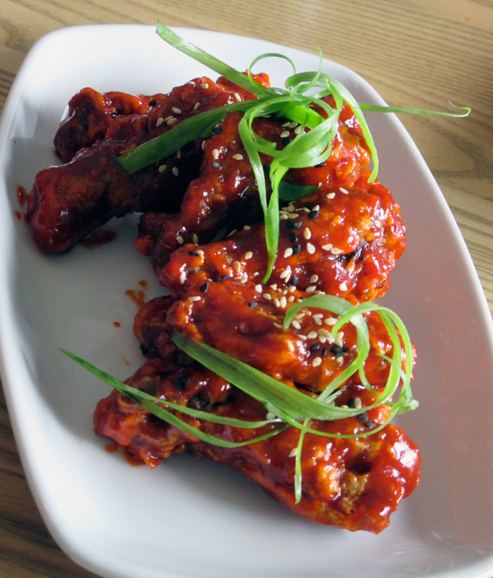 The Sunworks chicken wings come in flavours including salt and pepper, sesame honey garlic, serrano soy and the popular gochujang.